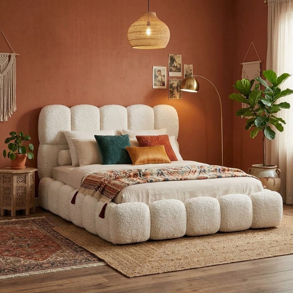 Le style Boho Chic rencontre le design moderne : le lit bubble comme pièce maîtresse